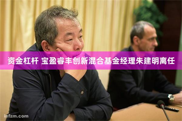 资金杠杆 宝盈睿丰创新混合基金经理朱建明离任