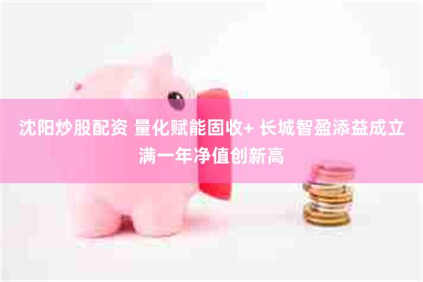 沈阳炒股配资 量化赋能固收+ 长城智盈添益成立满一年净值创新高
