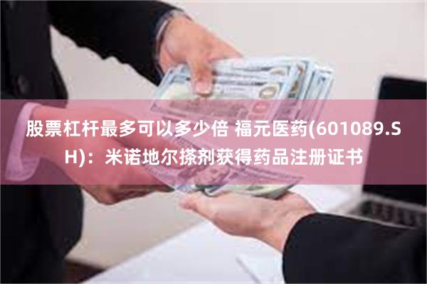 股票杠杆最多可以多少倍 福元医药(601089.SH)：米诺地尔搽剂获得药品注册证书