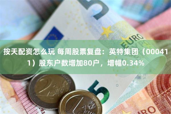 按天配资怎么玩 每周股票复盘:英特集团(000411)股东户数增加80户,增幅0.34%