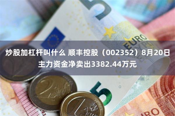 炒股加杠杆叫什么 顺丰控股（002352）8月20日主力资金净卖出3382.44万元