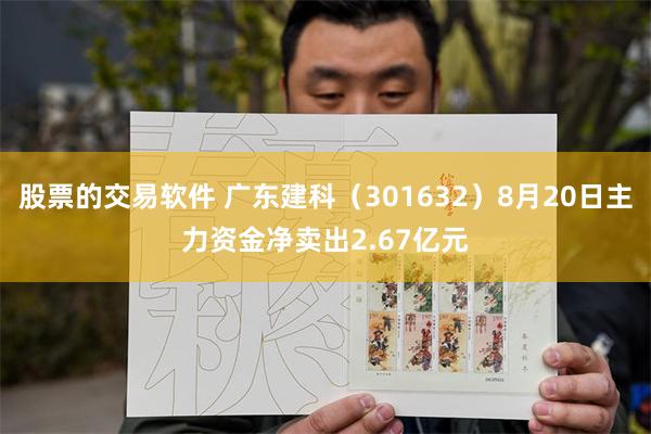 股票的交易软件 广东建科（301632）8月20日主力资金净卖出2.67亿元