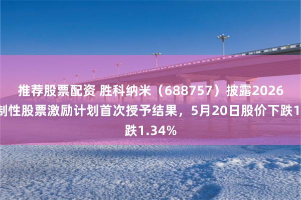 推荐股票配资 胜科纳米（688757）披露2026年限制性股票激励计划首次授予结果，5月20日股价下跌1.34%