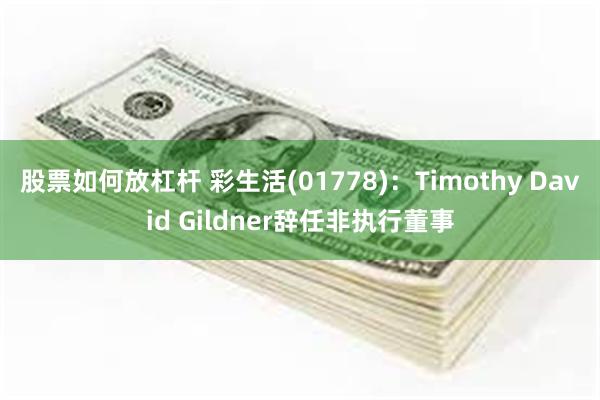 股票如何放杠杆 彩生活(01778)：Timothy David Gildner辞任非执行董事