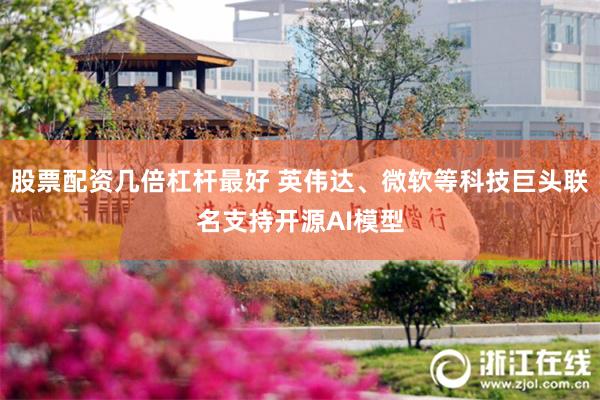 股票配资几倍杠杆最好 英伟达、微软等科技巨头联名支持开源AI模型