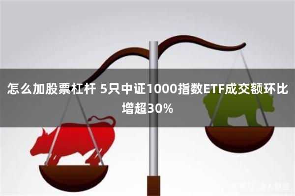 怎么加股票杠杆 5只中证1000指数ETF成交额环比增超30%