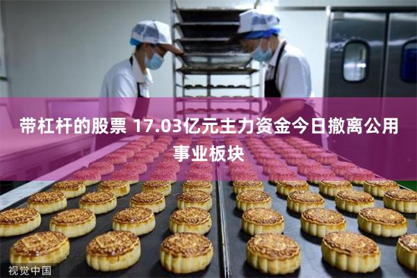 带杠杆的股票 17.03亿元主力资金今日撤离公用事业板块