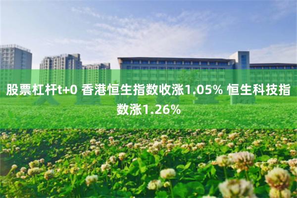股票杠杆t+0 香港恒生指数收涨1.05% 恒生科技指数涨1.26%