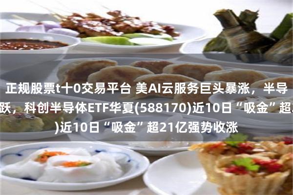 正规股票t十0交易平台 美AI云服务巨头暴涨，半导体概念持续活跃，科创半导体ETF华夏(588170)近10日“吸金”超21亿强势收涨