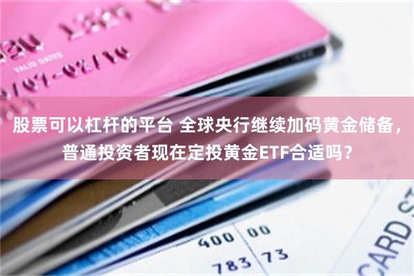 股票可以杠杆的平台 全球央行继续加码黄金储备，普通投资者现在定投黄金ETF合适吗？