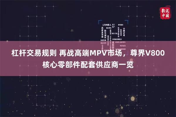 杠杆交易规则 再战高端MPV市场，尊界V800核心零部件配套供应商一览