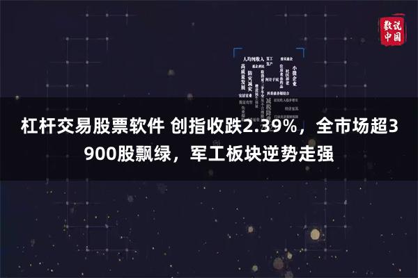 杠杆交易股票软件 创指收跌2.39%，全市场超3900股飘绿，军工板块逆势走强