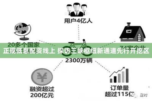 正规低息配资线上 探访三峡枢纽新通道先行开挖区