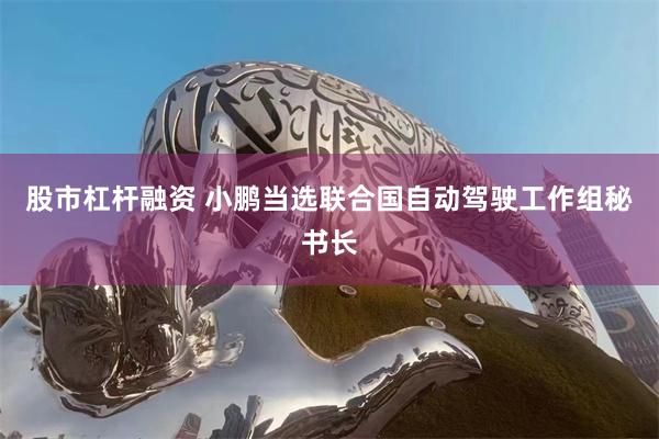 股市杠杆融资 小鹏当选联合国自动驾驶工作组秘书长
