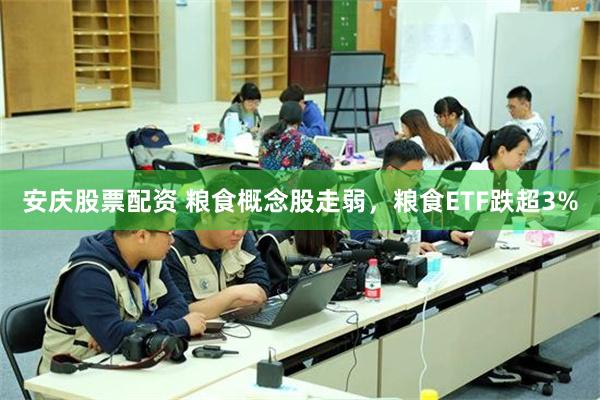 安庆股票配资 粮食概念股走弱，粮食ETF跌超3%