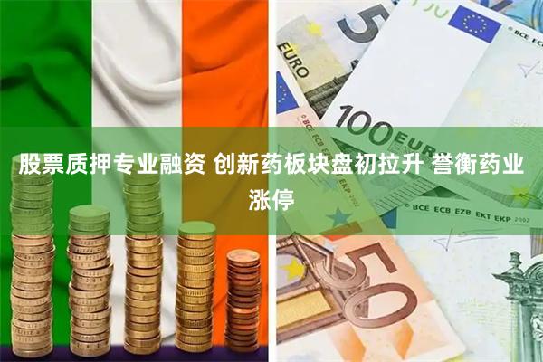 股票质押专业融资 创新药板块盘初拉升 誉衡药业涨停